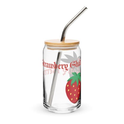 Scary Berry Can-shaped Glass with Lid and Straw - Image 4