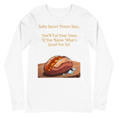 Salty Sweet Potato Unisex Long Sleeve Tee - Image 3