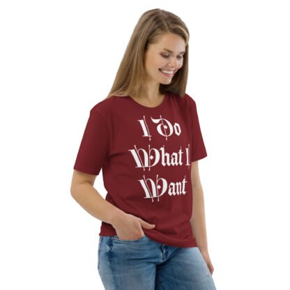 I Do What I Want Organic Cotton Unisex T-shirt - Image 6