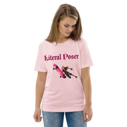 Billie's 'Literal Poser' Unisex Organic Cotton T-shirt - Image 5