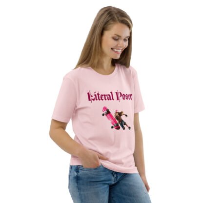 Billie's 'Literal Poser' Unisex Organic Cotton T-shirt - Image 9