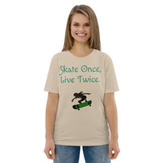Billie Skates Unisex Organic Cotton T-shirt