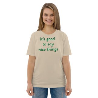 Unisex organic cotton t-shirt