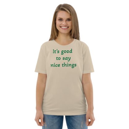 Unisex organic cotton t-shirt