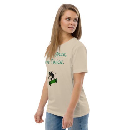 Billie Skates Unisex Organic Cotton T-shirt - Image 5