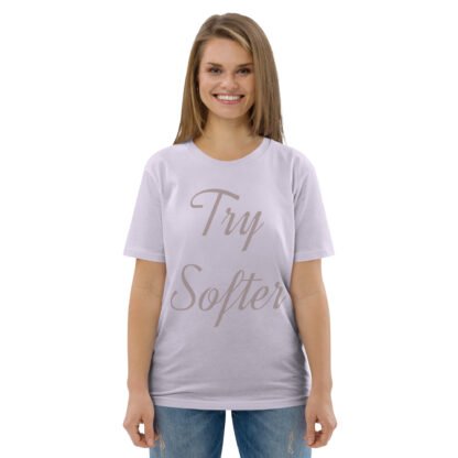 Try Softer Unisex organic cotton t-shirt