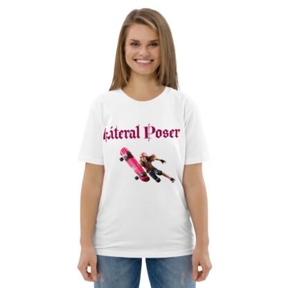 Billie's 'Literal Poser' Unisex Organic Cotton T-shirt - Image 3