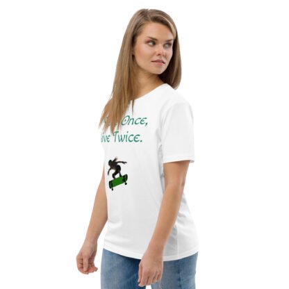Billie Skates Unisex Organic Cotton T-shirt - Image 13