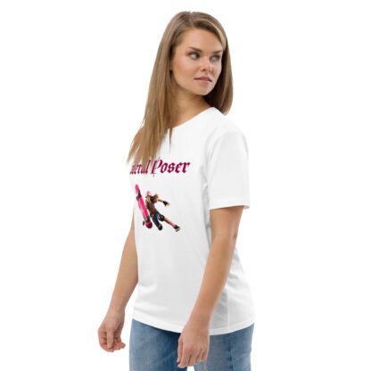 Billie's 'Literal Poser' Unisex Organic Cotton T-shirt - Image 15