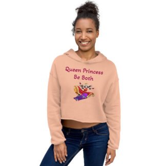 Queen Princess Skater Crop Hoodie
