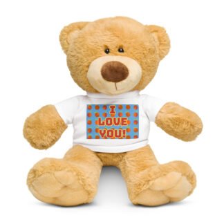 Teddy bear with a t-shirt