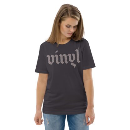 Vinyl Unisex Organic Cotton T-shirt - Image 2