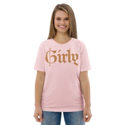 Girly Unisex Organic Cotton T-shirt
