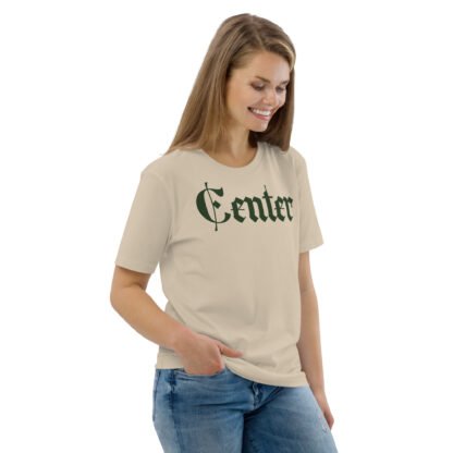 Center Unisex Organic Cotton T-shirt - Image 6