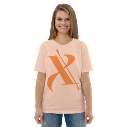 The Letter X Unisex Organic Cotton T-shirt - Image 9