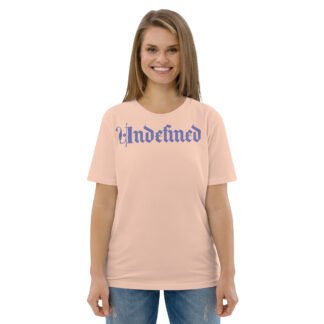Undefined Unisex organic cotton t-shirt