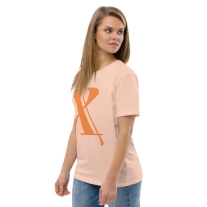 The Letter X Unisex Organic Cotton T-shirt - Image 13