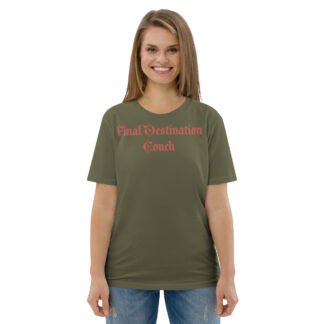 Final Destination Couch Unisex Organic Cotton T-shirt