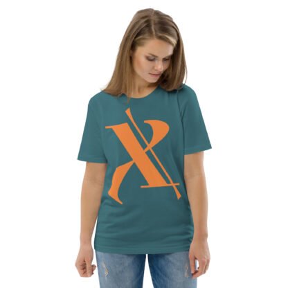 The Letter X Unisex Organic Cotton T-shirt - Image 2