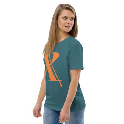 The Letter X Unisex Organic Cotton T-shirt - Image 5