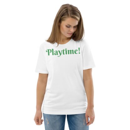 Playtime! Unisex Organic Cotton T-shirt - Image 2