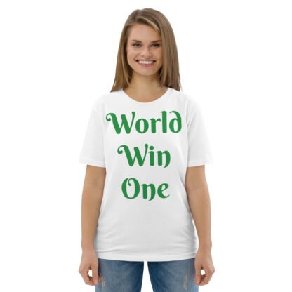World Win One Unisex Organic Cotton T-shirt