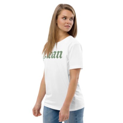 Clean Unisex Organic Cotton T-shirt - Image 5