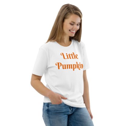 Little Pumpkin Unisex Organic Cotton T-shirt - Image 6