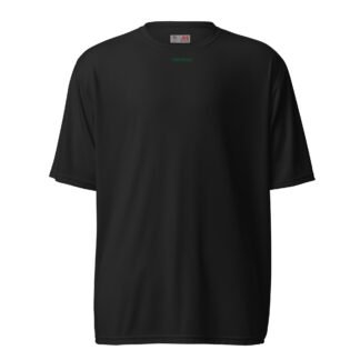 'Undefined' Unisex Solid Black Crew Neck T-shirt