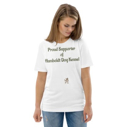 Proud Supporter of... Humboldt Dog Kennel Unisex Organic Cotton T-shirt - Image 2